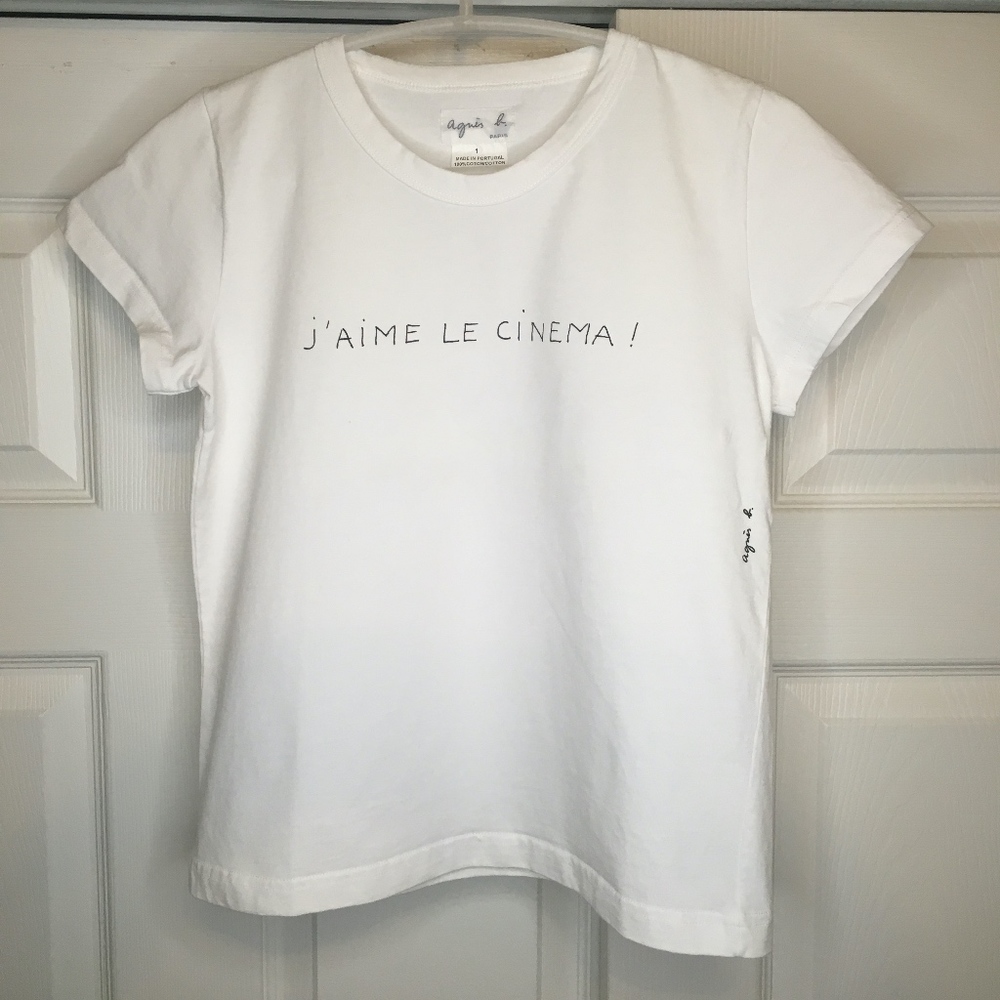 Agnes B. "J'AIME LE CINEMA!" T-shirt